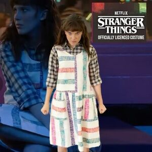 STRANGER THINGS comes back 12/25! 
Great Gift  “Eleven” one piece dress  M